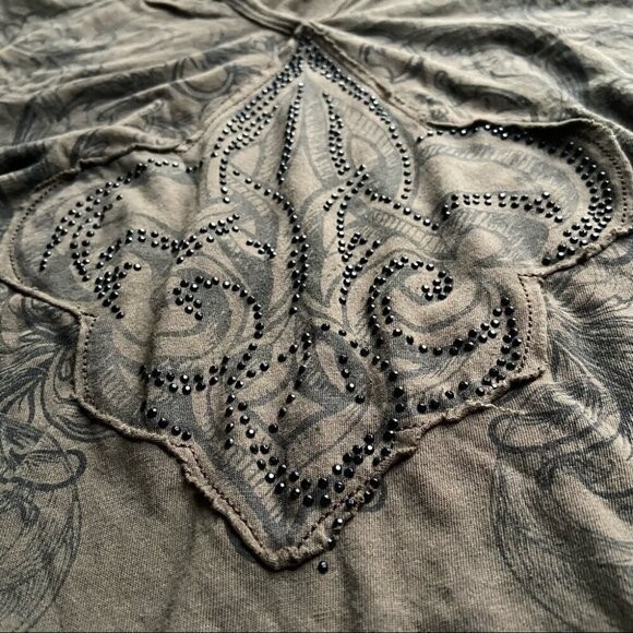 Ariat pull over brown size medium - image 8