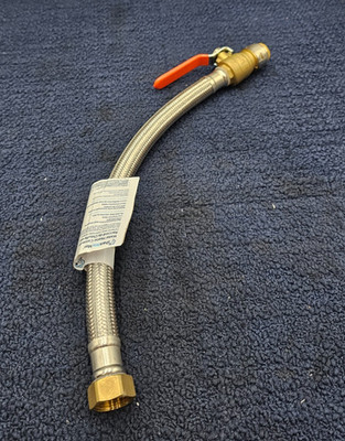 SharkBite Max UR3088FX18BV 3/4 in. Push-to-Connect x 3/4 in. FIP x 18 in Braided