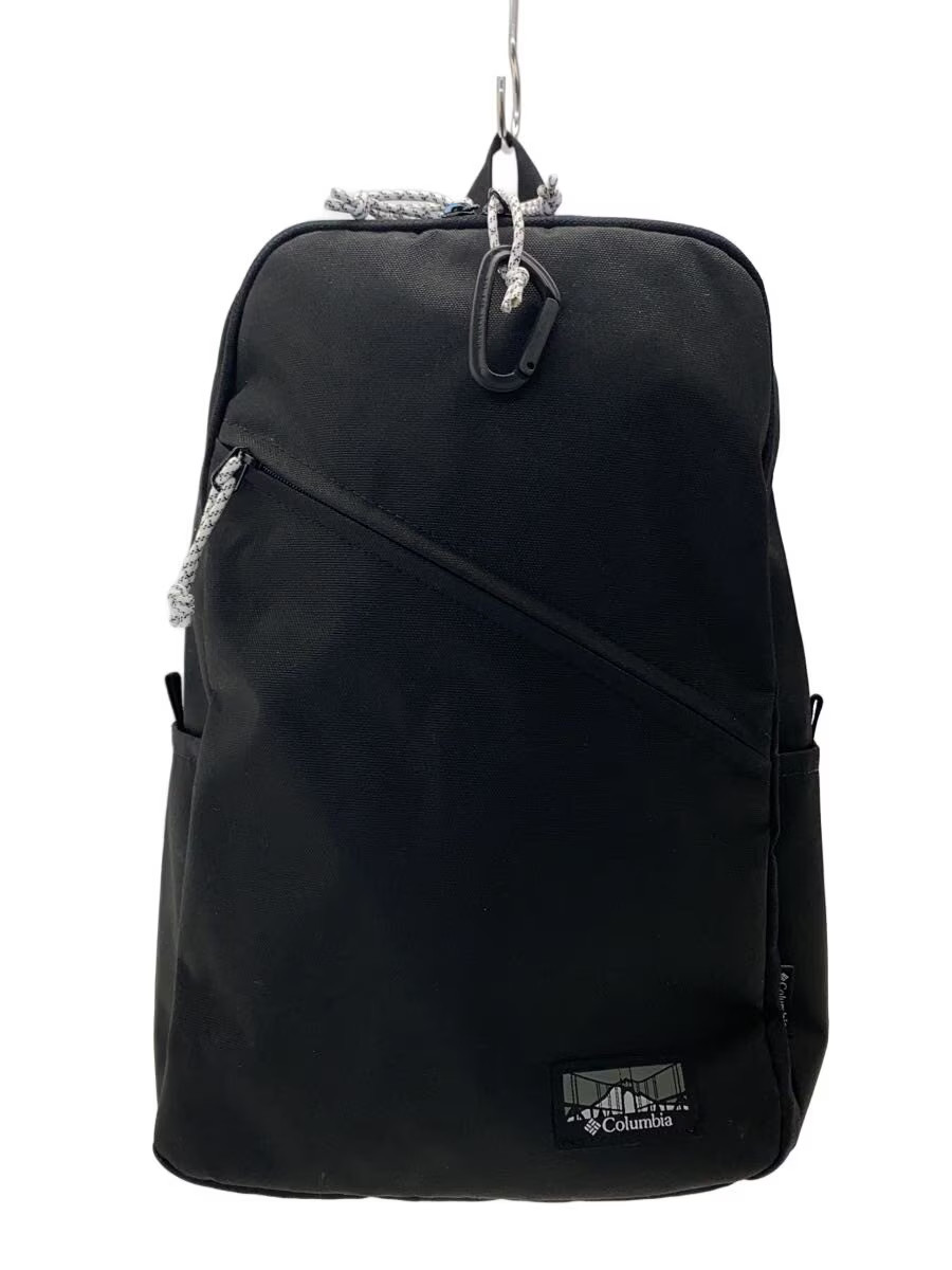 Columbia Backpack, Polyester, Black, Solid Color,… - image 1