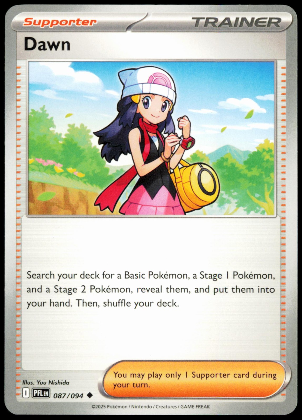 Dawn 087/094 Uncommon Phantasmal Flames NM Pokemon PFL