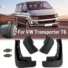 For VW T6 T6.1 Mud Flaps NO DRILLING Guards Transporter Caravelle 2015-2020