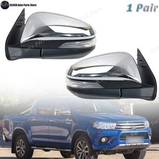 Espejo retrovisor de puerta lateral izquierdo derecho 7 pines para Toyota Hilux 2015-2020 eléctrico plegable eléctrico