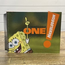 RARE 2001 NICKELODEON SPONGEBOB SPIRAL NOTEBOOK- EMPLOYEE  STAFF OFFICE SUPPLIES