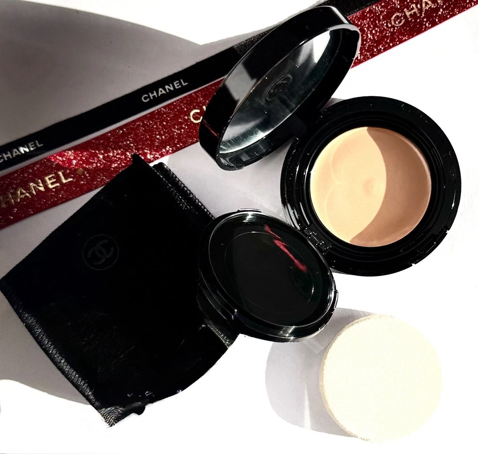 Chanel Vitalumiere Aqua Fresh And Hydrating Cream Compact Makeup 42 Beige Rose - Bild 2 von 2