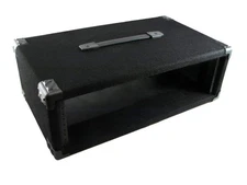 PROCRAFT 3U 12" Deep Rack Case in Black Carpet Wrap - Top Handle w/ Rack Screws