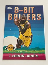 2025-26 Topps Flagship 8-Bit Ballers LeBron James #8B-19 Insert LA Lakers
