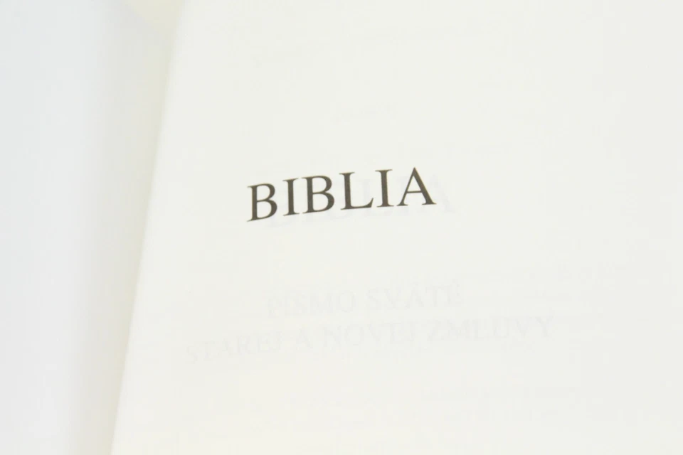 Svata Biblia Slovak Bible Old & New Testaments 1999 Hardcover Blue - Image 2 of 4