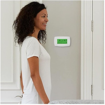 Large Screen Programmable Thermostat, Smart Response