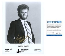 Razzy Bailey "Midnight Hauler" Country Singer AUTOGRAPH Signed 8x10 Photo ACOA
