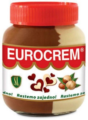 Eurocrem Hazelnut Milk and Cocoa Spread 800g