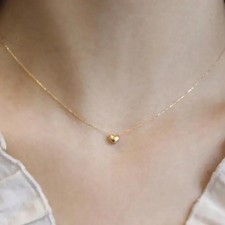 A Simple And Elegant Adjustable Heart Pendant Necklace, A Fashionable Accessory