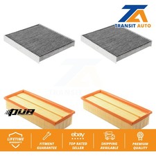 Air Cabin Filters (4 Total) Kit For Volkswagen Golf SportWagen Audi Q3