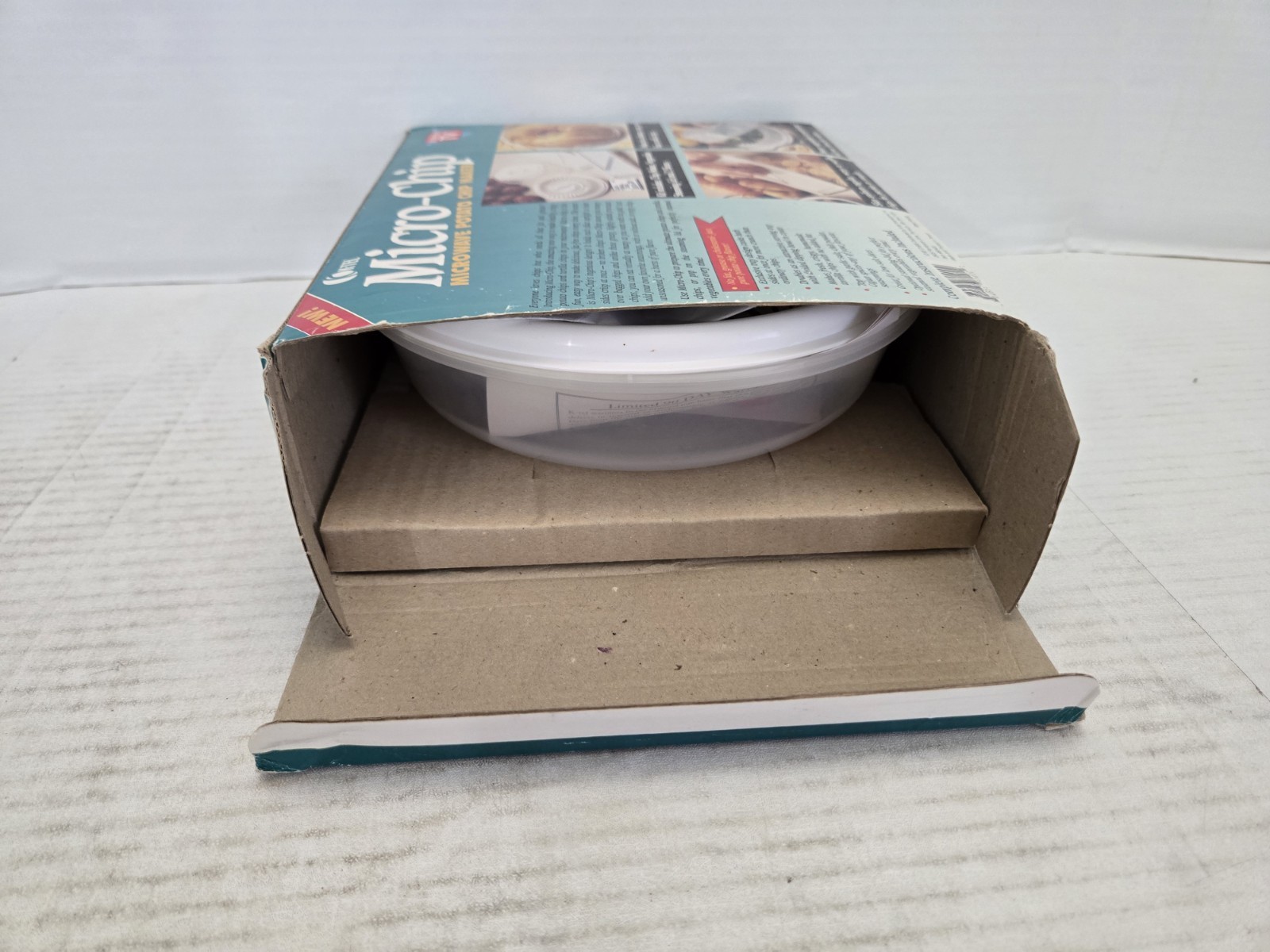 K-TEL Micro-Chip Microwave Potato Chip Maker As Seen On TV 1995 FREE SHIPPING