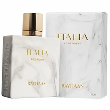 Italia Pour Homme by Rayhaan EDP 3.4 Oz/100 ML Spray New in Box