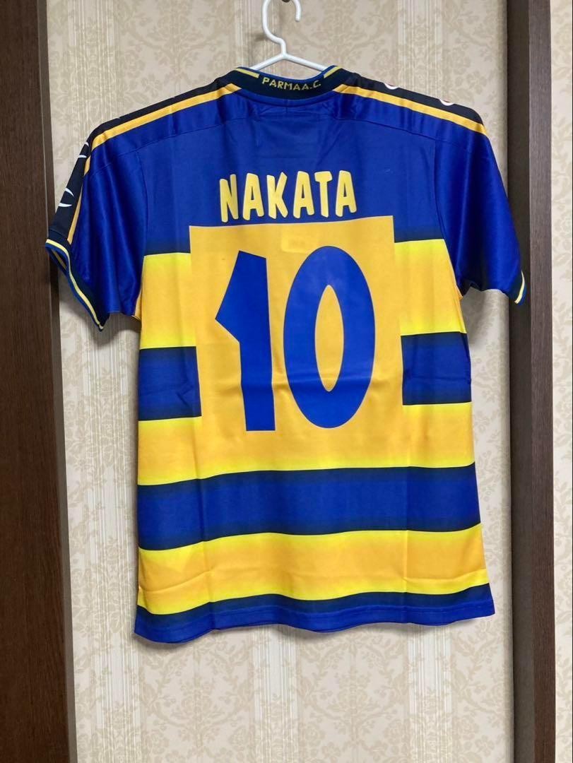 パルマA.C. ナカタ 10番 シャツ Lサイズ Parma AC Nakata #10 Jersey L - Unused Imported Soccer