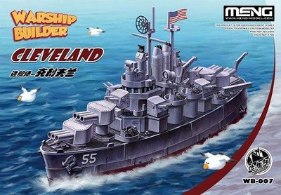 Meng-Model  WB-007 - Warship Builder Cleveland - Neu