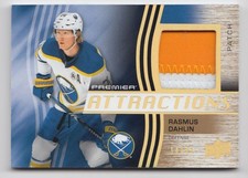 2023-24 UPPER DECK PREMIER ATTRACTIONS PATCH RASMUS DAHLIN /35 BUFFALO SABRES