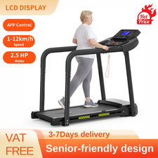 Treadmill for Seniors 2.5HP 12mph 135kg LED Display 12 Programs Handrail