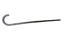 Vintage Hazel Wood Shepherd’s Crook Walking Stick  Hand Carved Rustic Staff