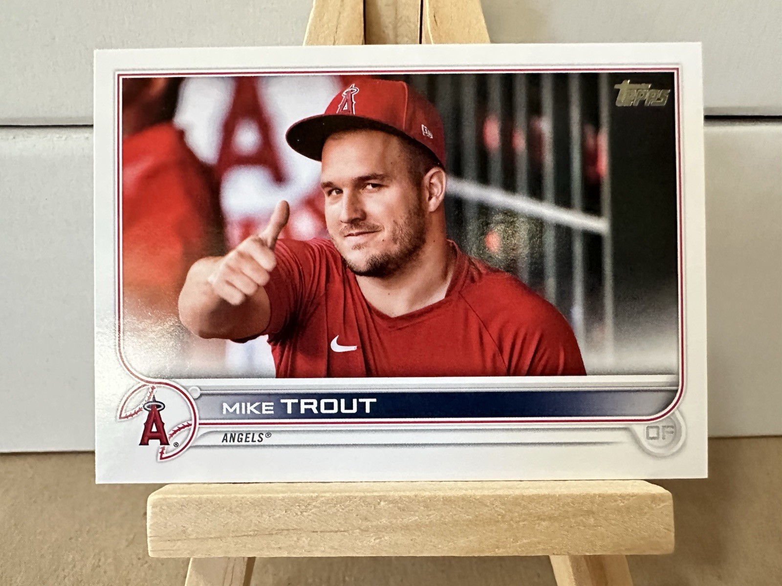 2022 Topps Mike Trout Photo Variation SP Los Angeles Angels 27