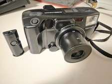 Clean Olympus AZ-200 Superzoom AF Point and Shoot 35mm Film Camera w/ remote