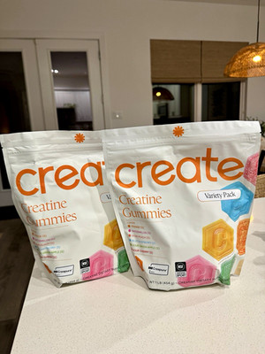 create Creatine Monohydrate Gummies Variety Pack NSF Certified Sport 1 lb