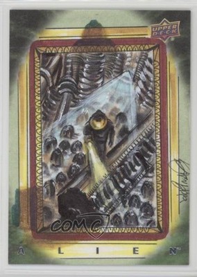 2017 Upper Deck Alien Movie 1/1 Achilleas Kokkinakis Auto Sketch p1l