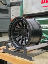 417x9 Lock Ofroad Wheels Baja Matte Black Rims Fit 6lug Tahoe Silverado Tacoma