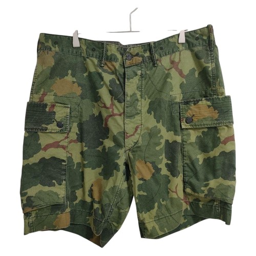RRL Mitchell Camouflage Cargo Shorts Ralph Lauren Size 36 Vintage Detail F/S