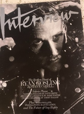 INTERVIEW magazine 11/2010 RYAN GOSLING VANESSA PARADIS JENNIFER LAWRENCE