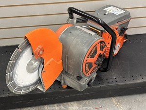 2019 iQ Power iQPC912 Dust Containment System Concrete Dry Cut-Off Saw bidadoo