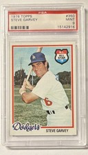 Topps 1978 Steve Garvey #350 PSA 9 Los Angeles Dodgers N.L. All Star Card