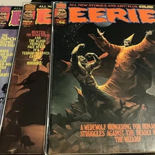 Eerie Magazine Lot #s 56,57,58 Warren