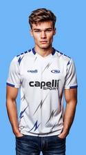 Capelli Sport Lightning Print Soccer Jersey White Blue