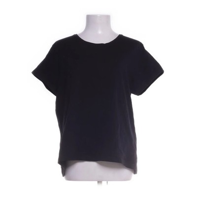 Laura Ferre, T-shirt, Größe: XL, Schwarz, Baumwolle/Elasthan, Einfarbig #c0r
