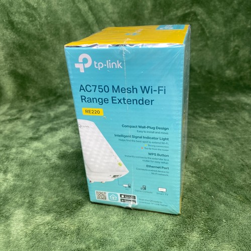 TP-Link RE220 AC750 Mesh Wi-Fi Range Extender Dual Band New Sealed UK Plug - Picture 3 of 5