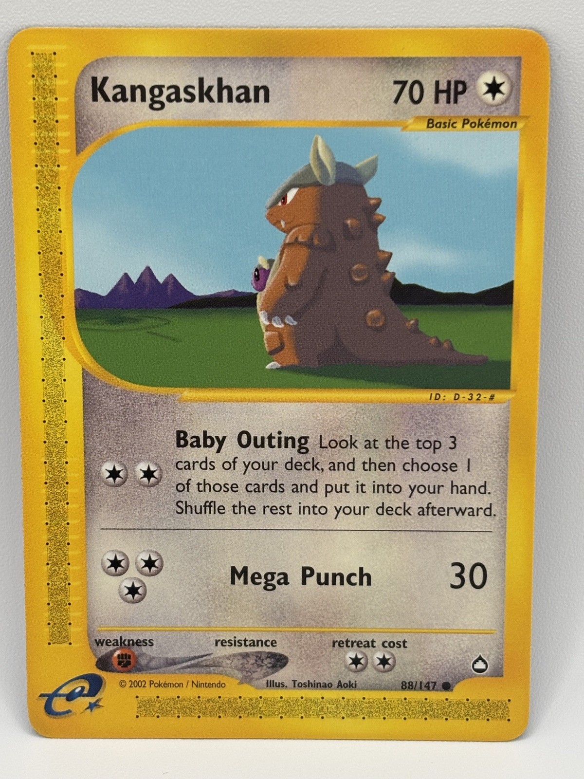 Pokemon TCG Kangaskhan Aquapolis 88/147 Regular Common NM