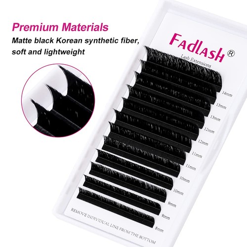 Eyelash Extensions L Curl 0.07 Easy Blooming Lash Extension Matte Rapid Volume - Picture 4 of 7