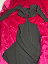 Minkpink Amber Cut-Out Black Long Sleeve Maxi Dress