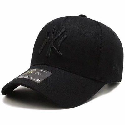 Men Women All Black Unisex New York NY Yankees Baseball Hat Sport Snapback Cap