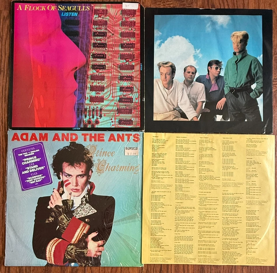 Lot of 14 80's LPs/EPs Flock of Seagulls Adam Ant Big Country Bow Wow Wow Cultur Foto 2 de 4