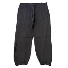 Vintage 90s Nike Sportswear Black Jogger Sweatpants Large Cotton