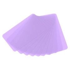 50 Pcs Waterproof Blank Shipping Tags 3" x 1.6" with Hole Purple