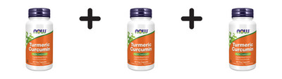 3 x Now Foods Turmeric Curcumin Softgels (60) (249,86 EUR/kg)