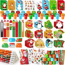 Christmas School Stationery Set Party Favors Xmas Classroom Gift Prizes Bulk ...