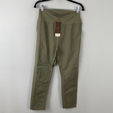 XCVI Wearables High Waist Jetter Crop Pants Womens M Hillside Green Pull On