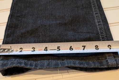 Royal Blue Jeans Division Men's 42x34/35 Black Denim Jeans Straight Fit Baggy - Picture 11 of 11