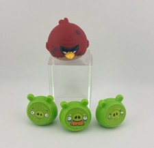 Rare Angry Birds Mattel Terence Figure Big Red Bird Replacement With 3 Pigs
