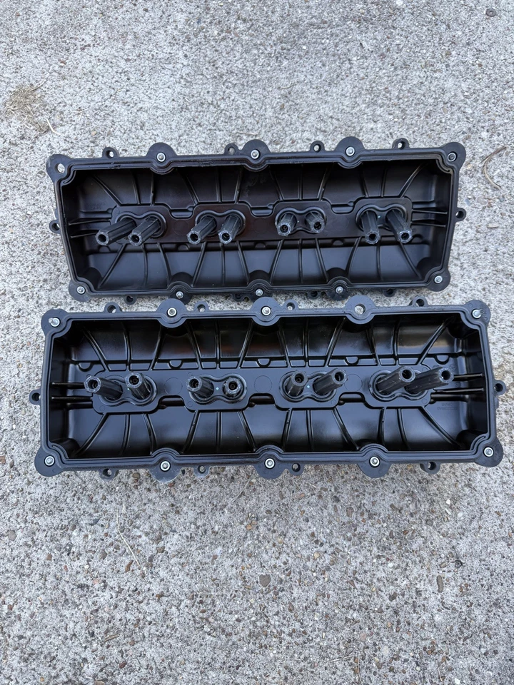 Juego Dodge Challenger RT 2015-2023 (izquierda y derecha) cubierta de válvula de motor 53022085ad OEM Foto 4 de 4