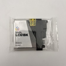 Replacement Ink Cartridge For Brother LC61BK Sealed Black